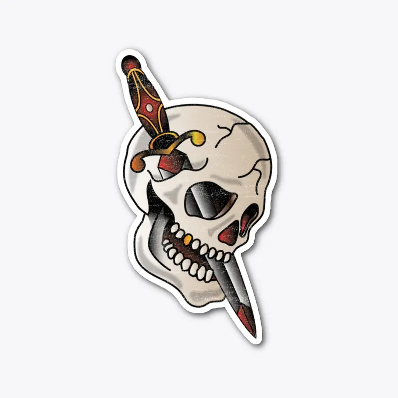 Skull n' Dagger Sticker